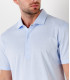 WESTON - Cotton jersey polo shirt, light blue