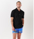 WESTON - Polo jersey en coton, noir