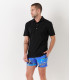 WESTON - Polo jersey en coton, noir