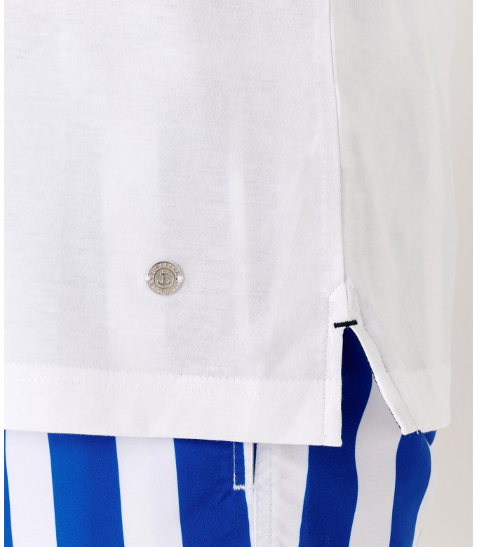 WILL - Tee-shirt jersey coton slim-fit blanc