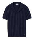DAYA - Fine knit shirt navy