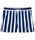 CALIFORNIA - Short de bain imprimé rayures larges marine