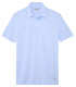 HILLS - Sky blue cotton jersey polo