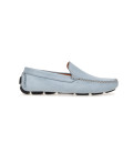 MONZA - Denim blue nubuck loafers