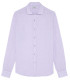 JONAS - Chemise unie lin chiné, blanche