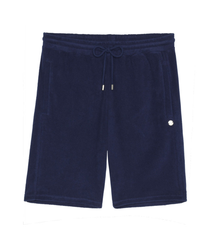 WHITE SPONGE JOGGING SHORTS NOAH