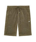 WHITE SPONGE JOGGING SHORTS NOAH