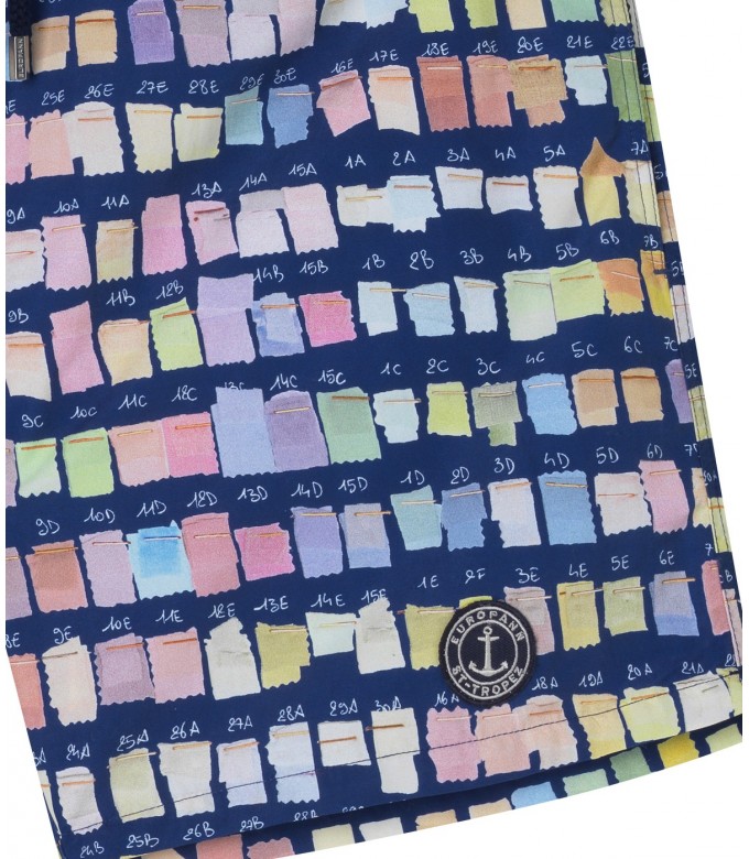 BORNEO JUNIOR - Badeshorts mit Pantone-Print, Marine