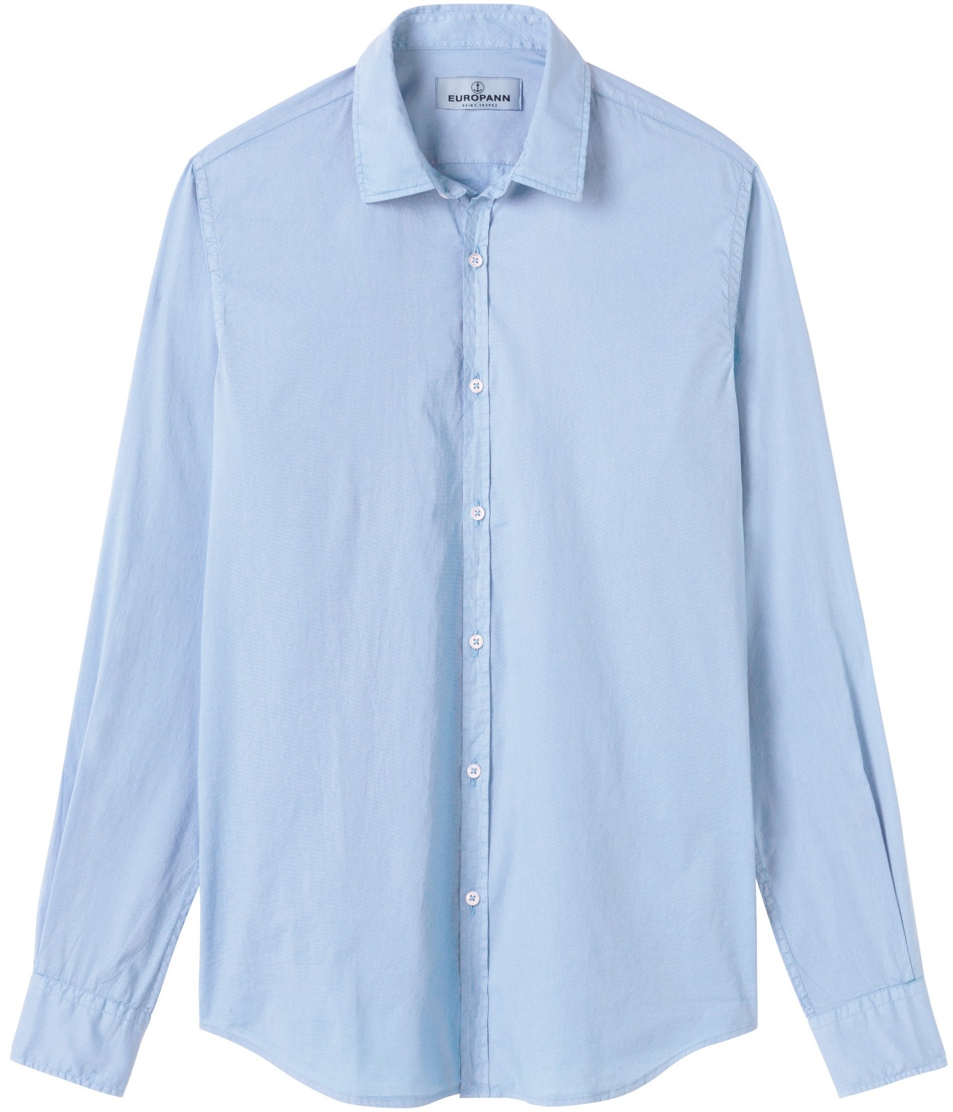 Plain sky blue color long sleeves shirt 