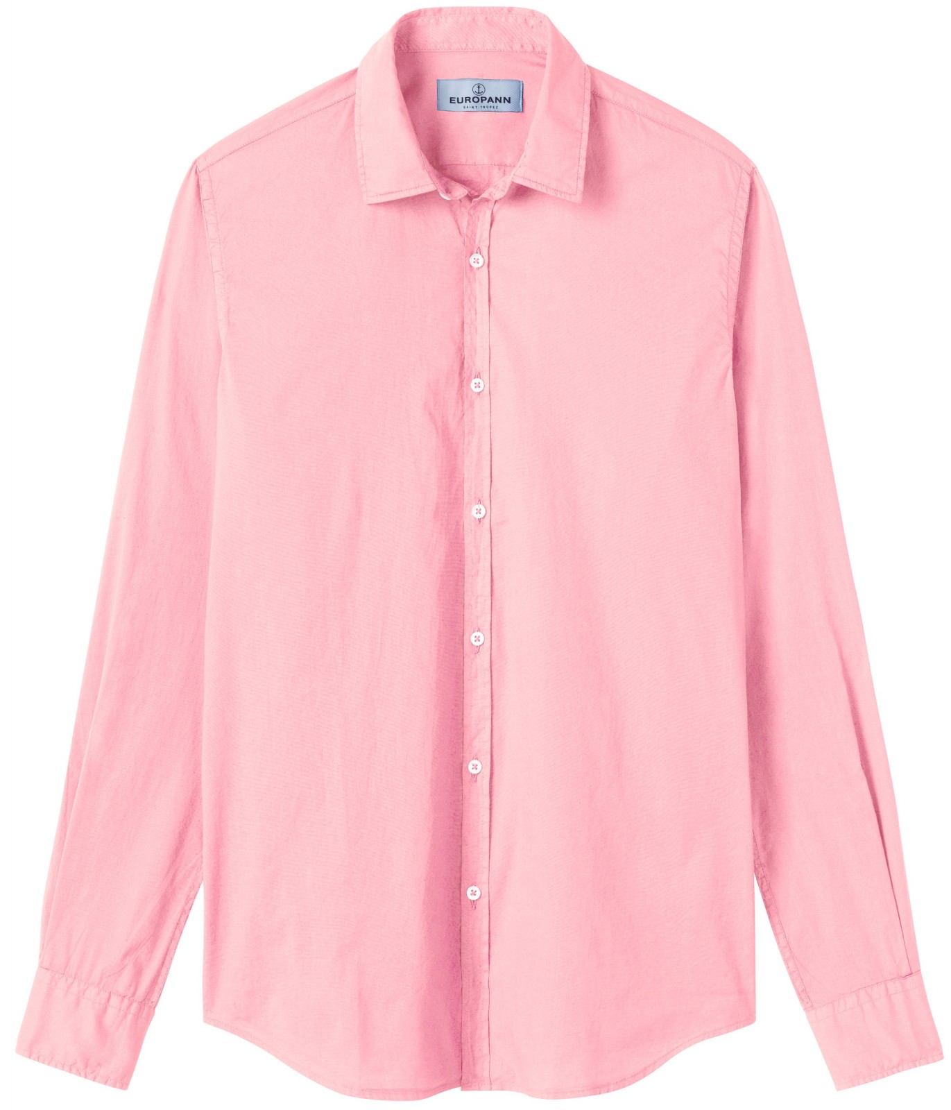 Plain pink color long sleeves shirt for men | Quality brand Europann