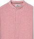 STAN - Camisa de lino con cuello Mao, rosa