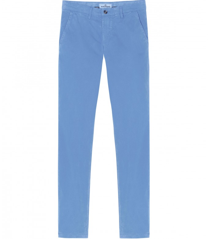 FLASH - Pantaloni chino slim, oceano