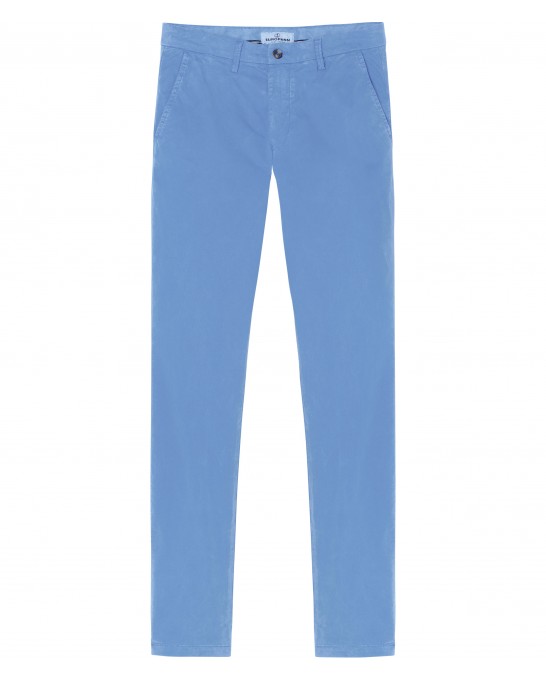 FLASH - Pantaloni chino slim, oceano