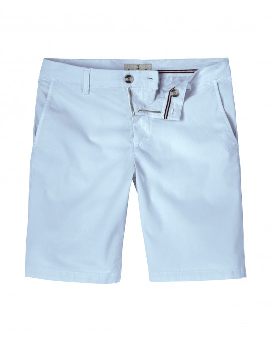 TEXAS - Slim fit Chino Bermudas, light blue