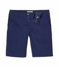 TEXAS - Bermuda chino lisa azul Ink slimfit