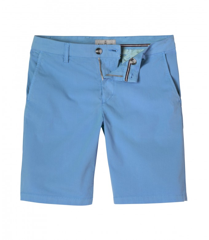 TEXAS - Slim fit Chino Bermudas, ocean blue