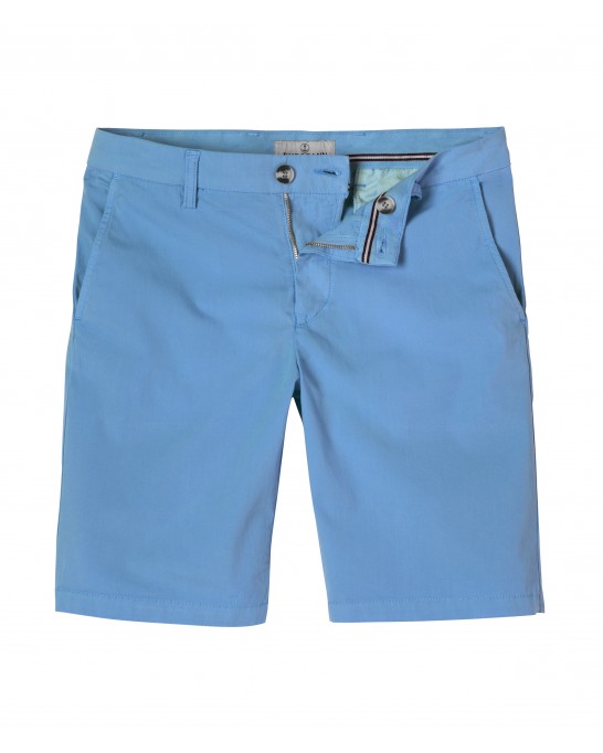 TEXAS - Slim fit Chino Bermudas, ocean blue