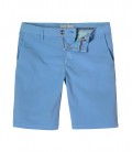 TEXAS - Bermuda chino lisa azul-marinho slimfit