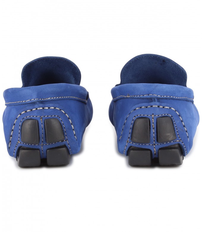 MONZA - Nubuck loafers, royal blue