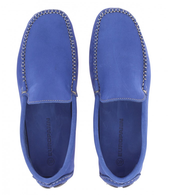 MONZA - Nubuck loafers, royal blue