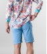 TEXAS - Slim fit Chino Bermudas, ocean blue