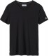 NECK - Cotton V-neck tee-shirt, black