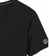 NECK - Cotton V-neck tee-shirt, black