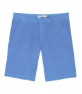 COLORADO - Bermuda-Shorts aus Leinen, lässig, ozeanblau