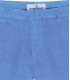 COLORADO - Casual linen bermudas, ocean blue