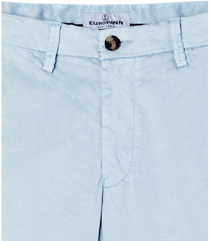 FLASH - Pantalón chino slim-fit, cielo