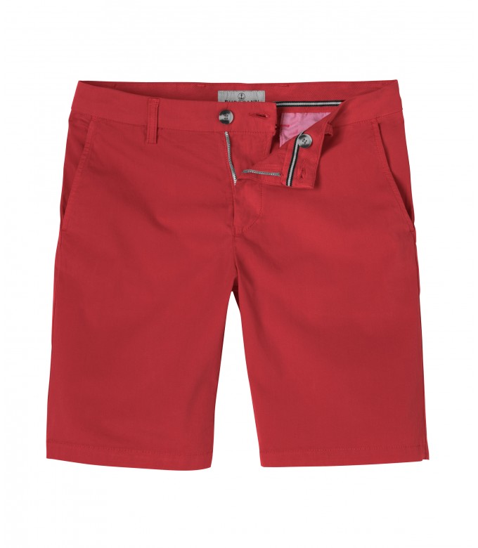 TEXAS - Slim fit Chino Bermudas, red 