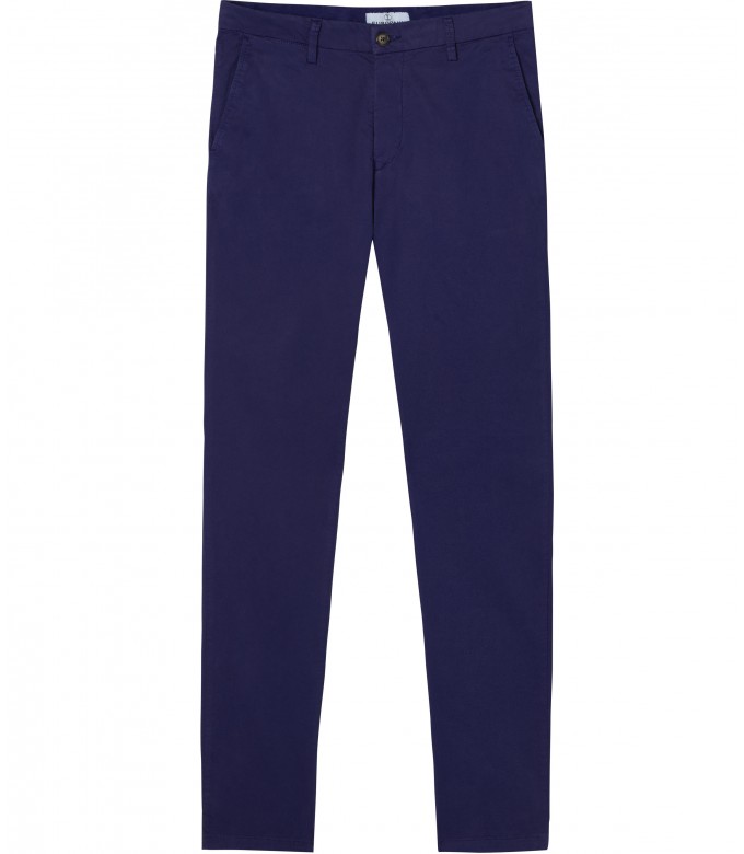 FLASH - Pantaloni chino slim, inchiostro