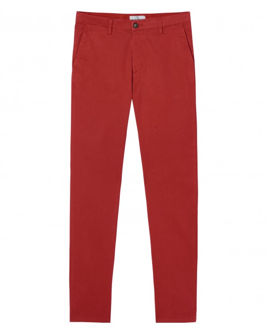 FLASH - Pantalón chino slim-fit, Rojo