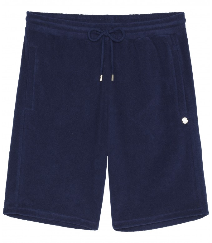 WHITE SPONGE JOGGING SHORTS NOAH