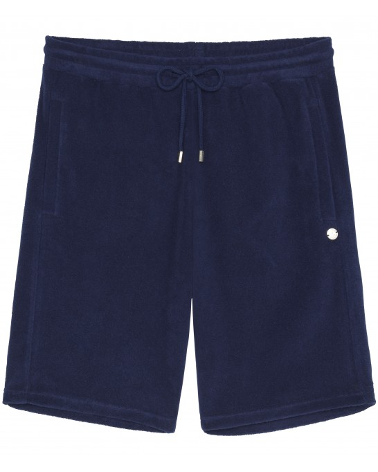 WHITE SPONGE JOGGING SHORTS NOAH