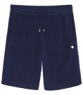 NOAH - Jogging-Frottee-Shorts marineblau