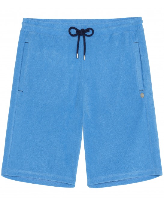 WHITE SPONGE JOGGING SHORTS NOAH