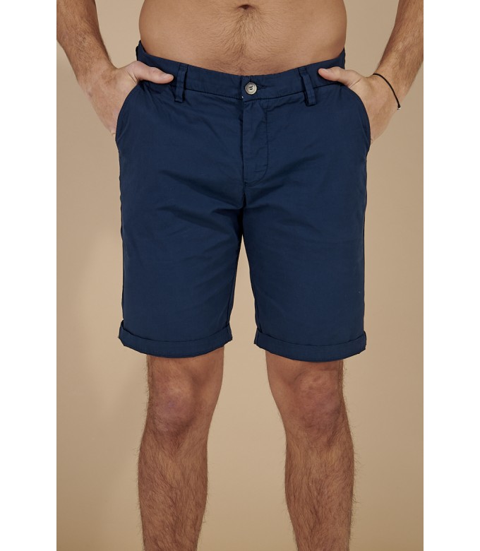 TEXAS - Slim fit Chino Bermudas, ink blue