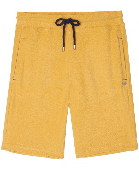 WHITE SPONGE JOGGING SHORTS NOAH