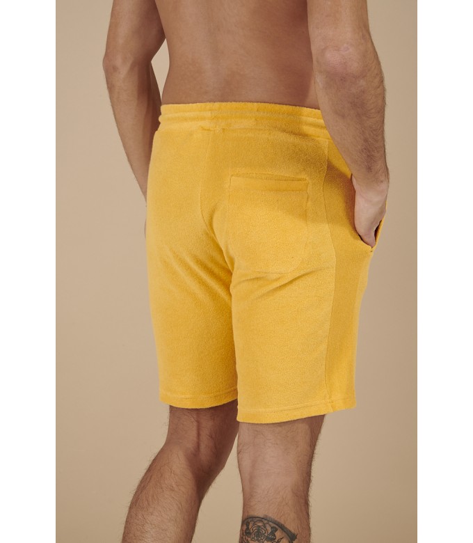 WHITE SPONGE JOGGING SHORTS NOAH