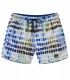 BORNEO- Badeshorts mit Pantone-Print, weiß