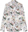 FLOWER - Camisa de algodão off white com estampa floral