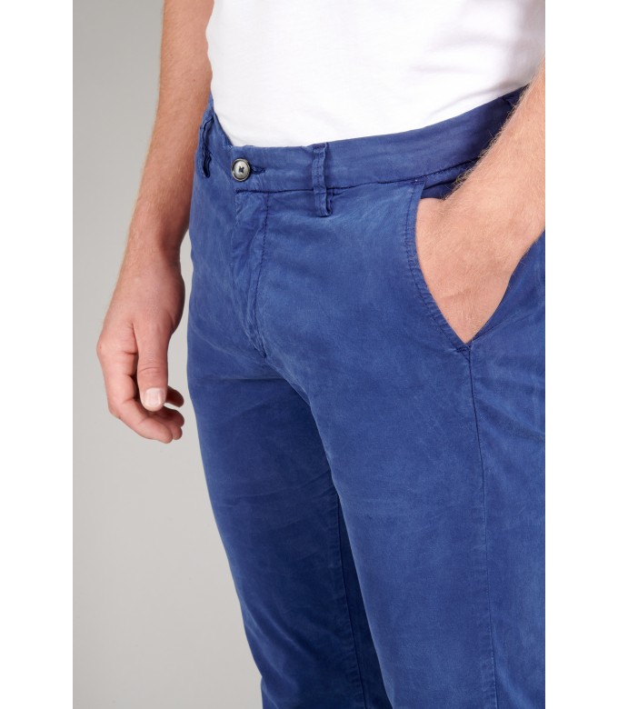 FLASH - Calça chino de ajuste fino, tinta