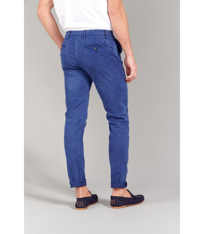 PANTALON CHINO AZUL TINTA