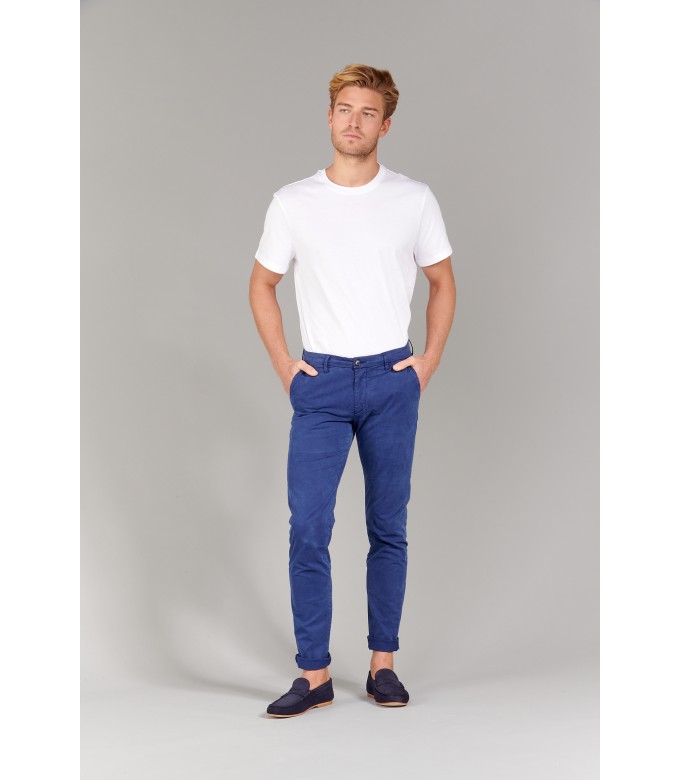 FLASH - Calça chino de ajuste fino, tinta