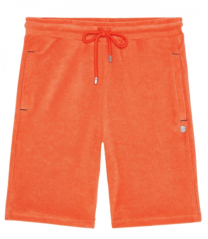 WHITE SPONGE JOGGING SHORTS NOAH