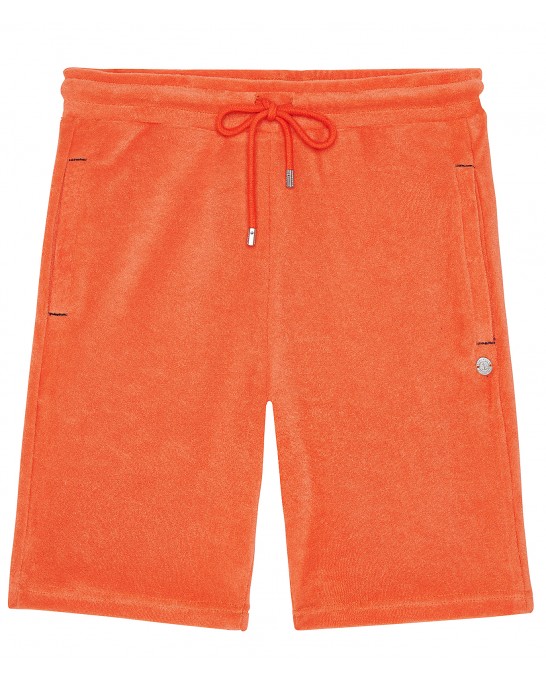 WHITE SPONGE JOGGING SHORTS NOAH