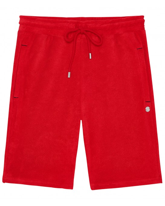 WHITE SPONGE JOGGING SHORTS NOAH