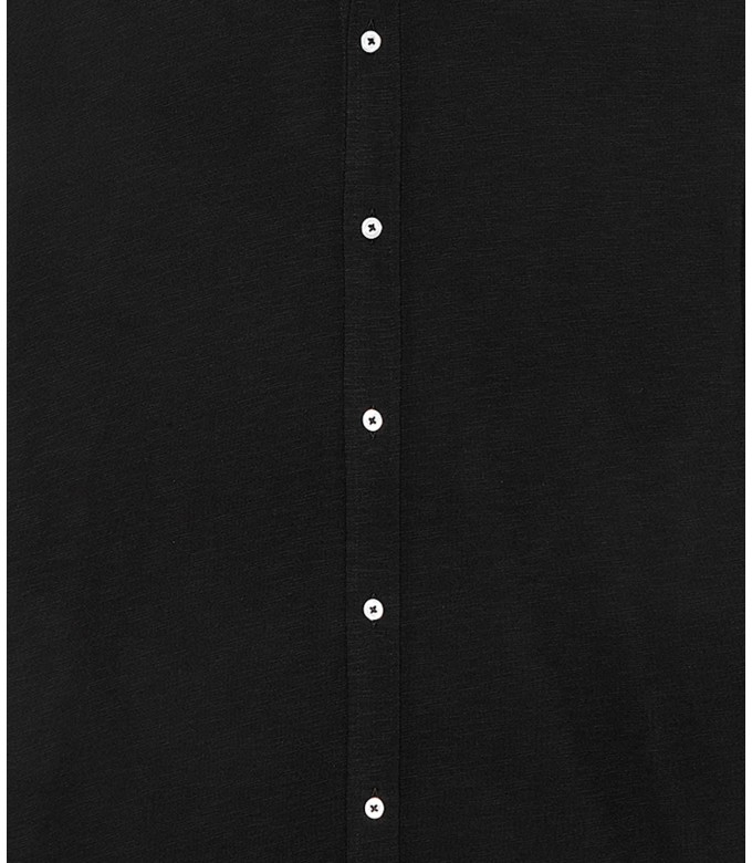 STUART - Chemise en coton fin uni slim-fit, blanc