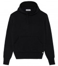 RON BLACK HOODED SWEATER